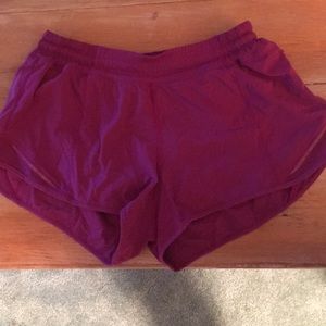 Lululemon Hotty Hot Short 2.5” Purple Size 6